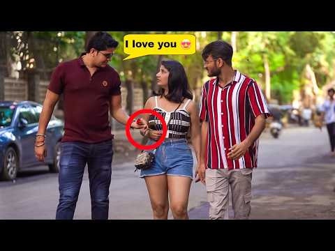 Proposing girl in front of boyfriend #prank #sumitcooldubey