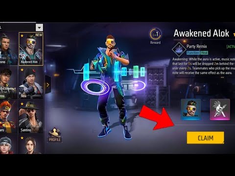 CLAIM AWAKENED ALOK CHARACTER REWARD🔥-para SAMSUNG,A3,A5,A6,A7,J2,J5,J7,S5,S6,S7,S9,A10,A20,A30,A50