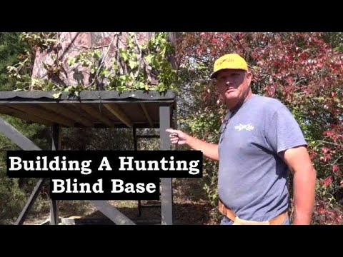 Fast and Easy Guide for Constructing an Elevated Deer Stand Base