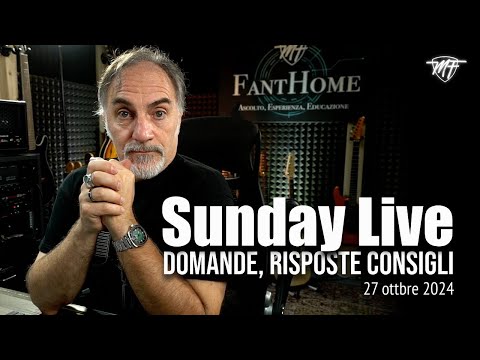 Sunday Live - Domande, Risposte, Consigli - 27 ottobre 2024