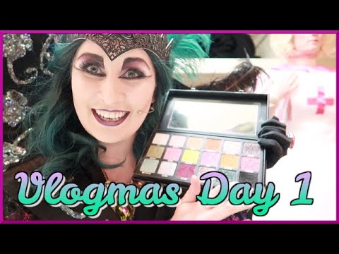 Doing my panto makeup with the Conspiracy Palette! - VLOGMAS