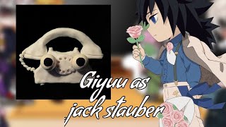 Hashira react to Giyuu as Jack Stauber || Demon slayer gacha club || Giyuu angst