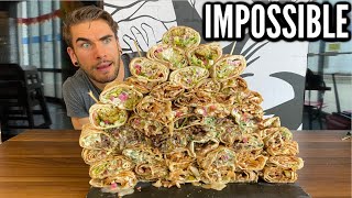 INSANE SHAWARMA CHALLENGE (13lbs) | WORLDS BIGGEST | Middle Eastern Food Challenge | Man Vs Food