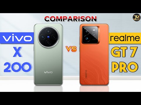 Vivo X200 vs realme GT 7 Pro : Which Phone is Best❓🤔