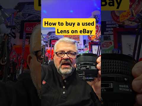 How to buy a used Lens on eBay #ebay #lens #camera #photography #buying #nikon #howto