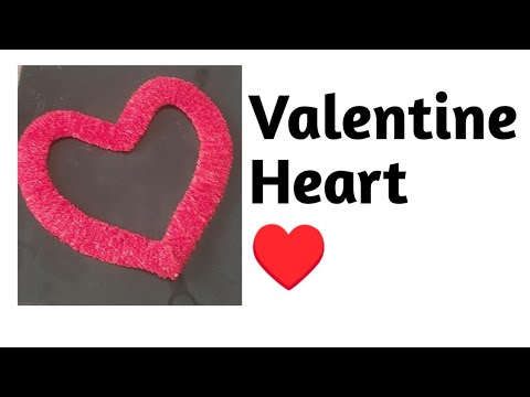 valentine heart making#diyheartmaking#malayalam#yarnheart