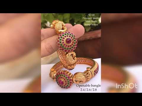 New model adjustable bangles collection| Imitation jewellery online shopping