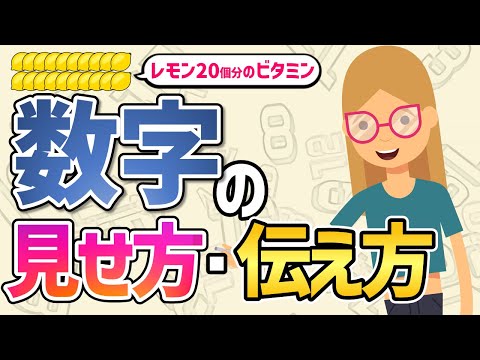 【話し方】プレゼン資料や説明に役立つ、数字の見せ方・伝え方のポイント