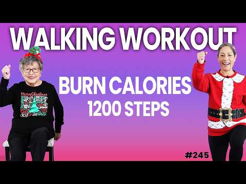 Gentle Walking Workout to Burn Body Fat & Calories (Perfect for 60+)