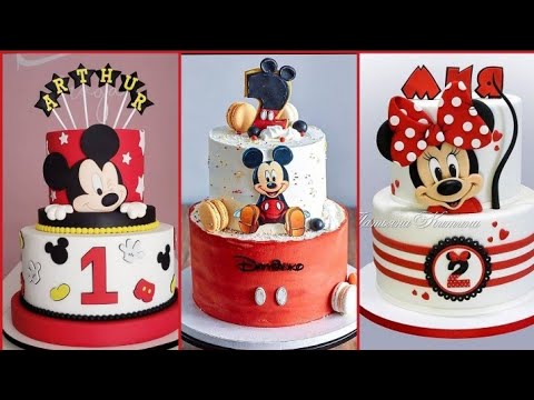 Mickey Mouse Cake Ideas/Beautiful Cake Designs/Birthday Cakes For Babies