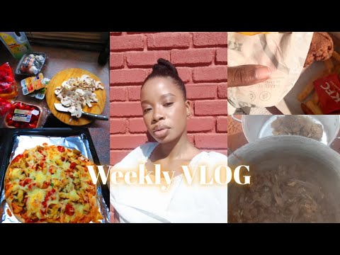 #WeeklyVlog :A grocery Haul| Easy Homemade pizza| Weekend recap :Family things & more |Tshivhuya