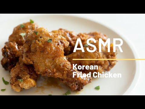 [ASMR]  韓式炸雞 蜂蜜奶油醬 炸鸡 Korean Fried Chicken Recipe with Honey Butter Sauce│美味生活  HowLiving