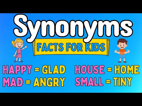 What are Synonyms? (Facts for Kids)