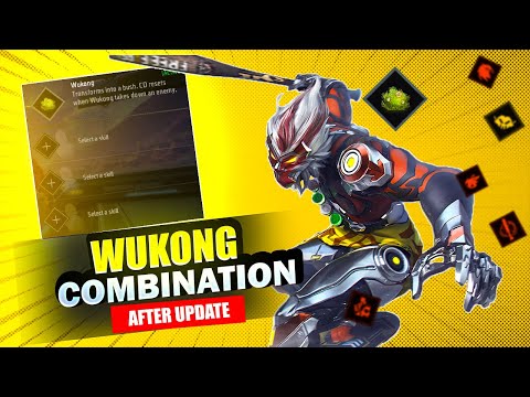 WUKONG ( BEST ) COMBINATION AFTER UPDATE || FREE FIRE BEST COMBINATION FF BEST COMBINATION 2024