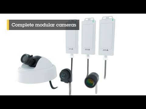 For discreet indoor surveillance - AXIS P12 MK II Modular Camera Series