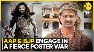 BJP and AAP Engage In A Fierce Poster War Before Delhi Elections | World News | WION