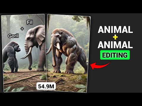 Animal + Animal Viral Ai Reels Editing | Ek Dam New Trending Ai Reels Editing