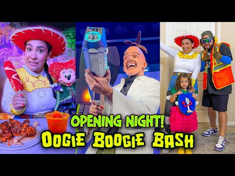 👻 (OPENING NIGHT) Our FULL OOGIE BOOGIE BASH 2024 Experience! | NEW Foods, Merch, Characters + MORE!