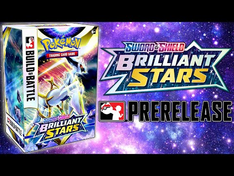 BRILLIANT STARS Pokemon Prerelease Build and Battle Kit Case Opening!