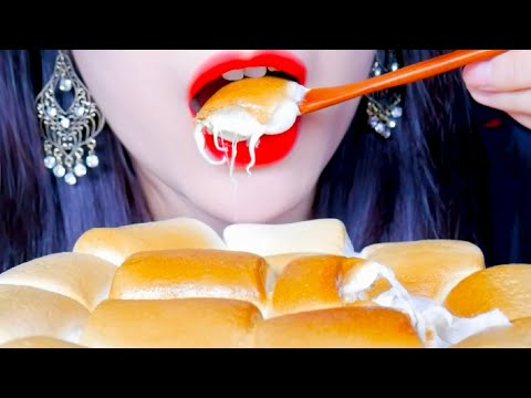 ASMR Crispy Roasted Marshmallow With Nutella Eating Vlog, 바삭하게 구운 마시멜로와 누텔라 먹기 @dawnasmr1467