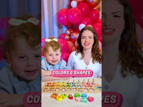 Colors & Shapes for Toddlers | Educational Activities for Kids #shorts