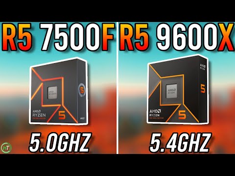 Ryzen 5 7500F vs Ryzen 5 9600X - 1080p/1440p/4K