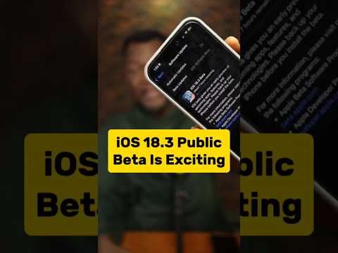 OS 18.3 Public Beta Is Now Out! My Top Exciting New Features! #ios #ios18 #ios18_3 #Apple #iphone16