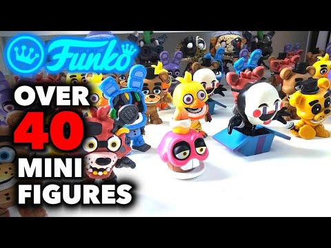 40+ FIVE NIGHTS AT FREDDYS MYSTERY MINI UNBOXING COLLECTION! - 2024 Complete FNaf Collection