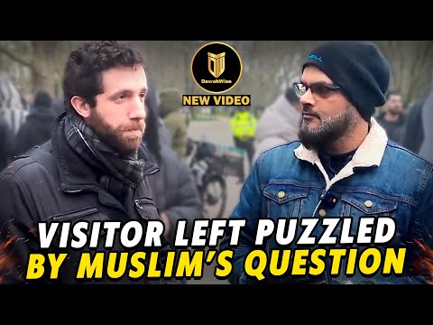 Muslim Unveils The Visitor's Contradiction | Hashim | Speakers Corner