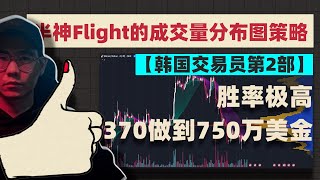 【终极篇！必看】韩国半神Flight的成交量分布策略，小资金高倍率从370做到750万美元，五大高胜率策略细节已全公开 #FlightChallenge #韩国交易员 #实盘冠军 #半神macd