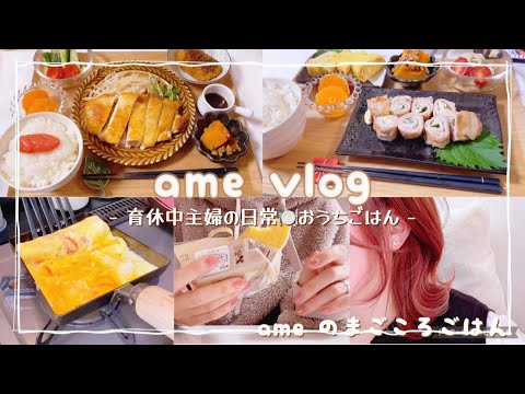 【主婦vlog】間食がやめられないアラサー主婦の1日🫨おうちごはん 🍽️と食事記録【料理vlog/cooking/日常】