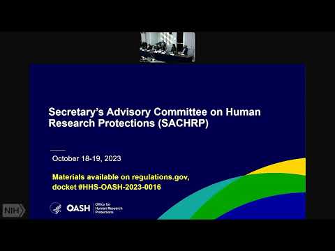 SACHRP October 2023