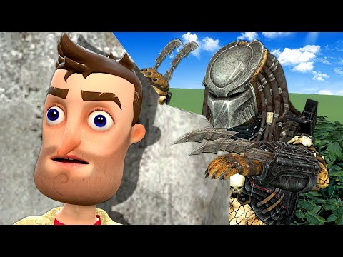 I Became the PREDATOR to Hunt my Friends! (Gmod)