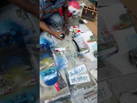 I Asked a Street Artist to Paint my Skateboard