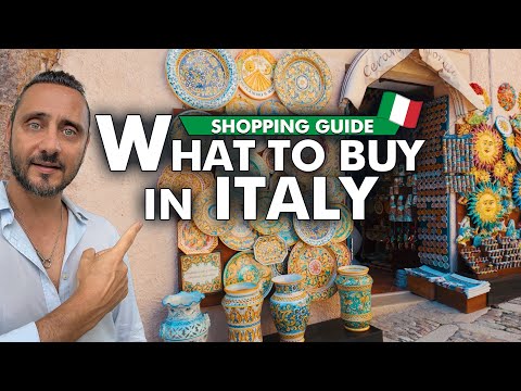 What to buy in Italy? Shopping in Italy | Things to buy in Italy!