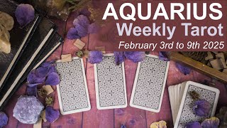 AQUARIUS "YOU'RE GETTING YOUR WISH! MAKING NEW PLANS" Weekly Tarot Reading February 3rd to 9th 2025