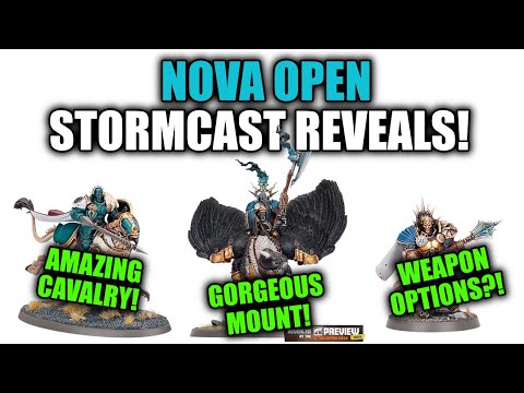 NOVA OPEN PREVIEWS! New Stormcast Eternals Coming! │ Warhammer Age Of Sigmar 4th Edition