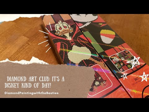 Unboxing Diamond Art Club: First Look! DAC Has Disney!