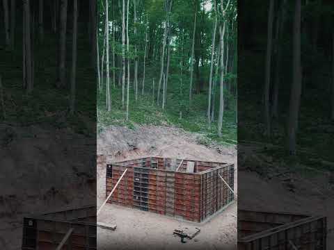 basement walls are up and ready for concrete!