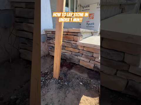 How to DIY Stone #diy #construction #stone #howto #trending #stepbystep #bluecollar #viral #veneer