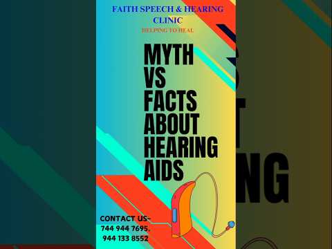 Myth Vs Facts about Hearing Aids #hearingaids #mythvsfacts #hearinglosstreatment #hearingloss