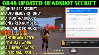 OB48 update no drag auto headshot config file free fire aimbot+aimlock | free fire Max headshot hack