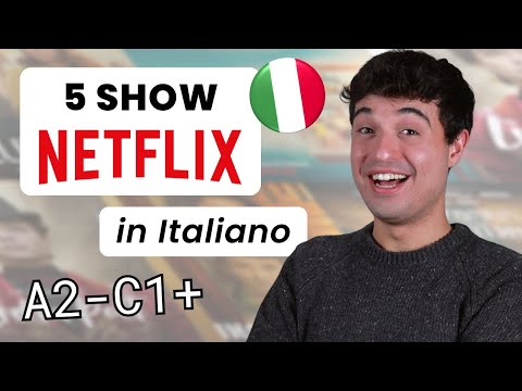 5 ITALIAN Netflix shows to watch NOW to improve your language skills (ita audio)