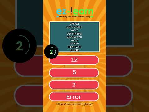 Python Quiz: Global Variables - What's the Final Value? #ezlearnglobal