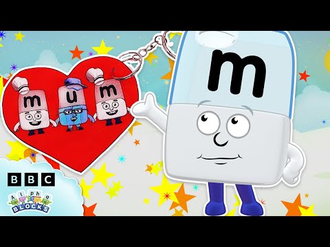 🎨👩‍👧‍👦 Make your Own Marvellous Mother's Day Keyring! 💖🔑 | Learn to Spell | Alphablocks