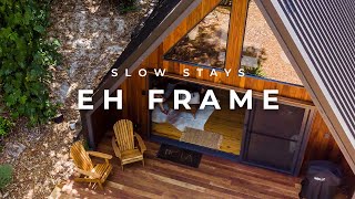 Eh Frame is a modern A-frame with a Mid Century twist in Noosa National Park | SLOW STAYS