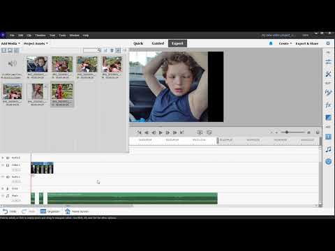 Overriding timeline rippling while editing slides in Premiere Elements