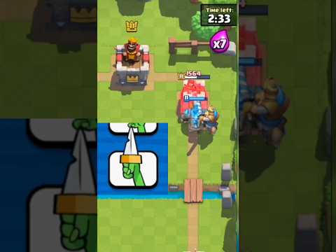 Can ice golam + prince can 3 crown 👑 #clashroyale #3crown  #supercell #shorts