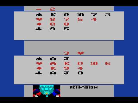 Atari 2600 Game: Bridge (1980 Atari)