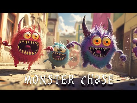 Cute Halloween Monster Track - Monster Chase